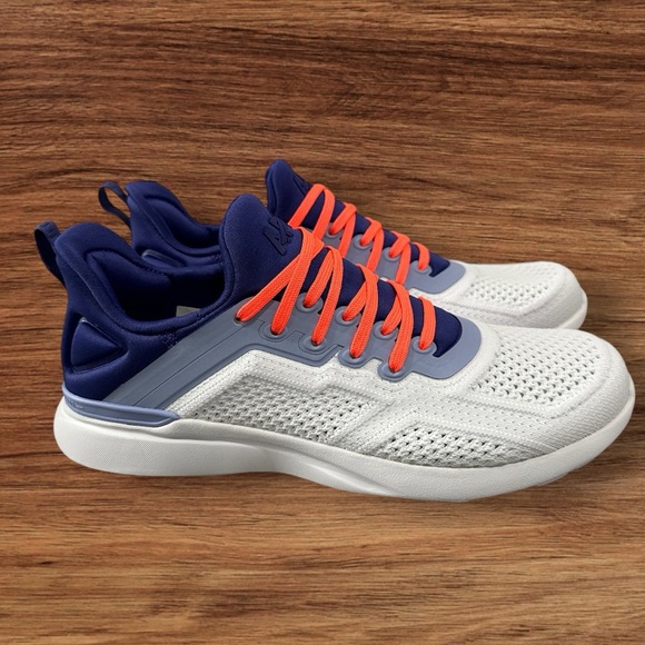 Men’s Athletic Propulsion Labs APL TECHLOOM TRACER Purple & White Sneakers, 7.5. - Picture 11 of 11